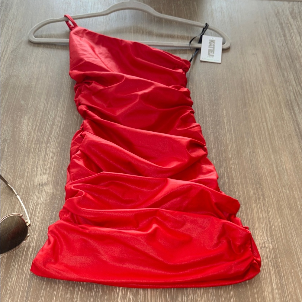 Katie J NYC Scarlet Ruched Dress
